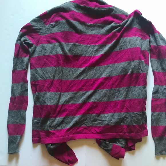 🛍 DKNYC Cascading Open Front Cardigan - Picture 3 of 5